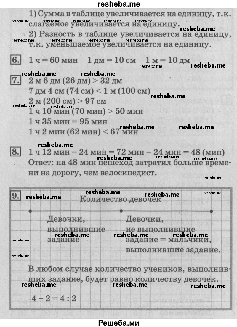     ГДЗ (Решебник №3 к старому учебнику) по
    математике    3 класс
                Г.В. Дорофеев
     /        часть 1. страница / 6
    (продолжение 3)
    