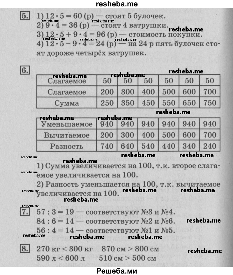     ГДЗ (Решебник №3 к старому учебнику) по
    математике    3 класс
                Г.В. Дорофеев
     /        часть 2. страница / 76
    (продолжение 2)
    