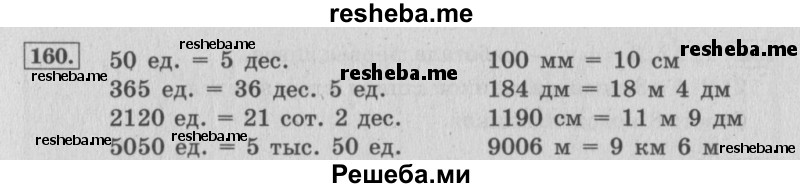     ГДЗ (Решебник 2015 №2) по
    математике    4 класс
                М.И. Моро
     /        часть 1 / упражнение / 160
    (продолжение 2)
    