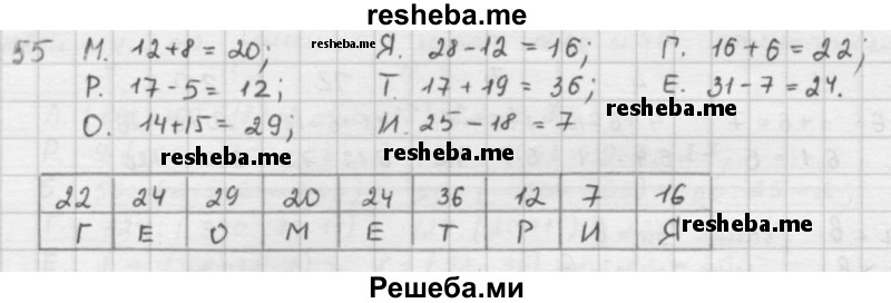     ГДЗ (решебник) по
    математике    5 класс
                И.И. Зубарева
     /        упражнение № / 55
    (продолжение 2)
    