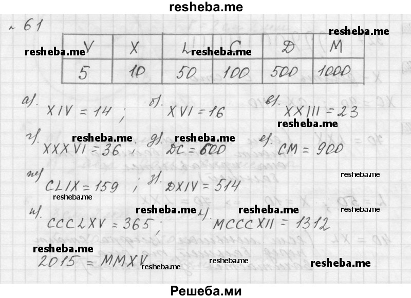 Математика стр 61 номер