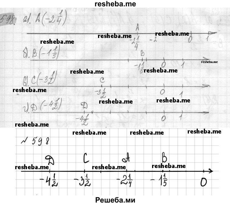     ГДЗ (Решебник №2) по
    математике    6 класс
                Никольский С.М.
     /        упражнение № / 598
    (продолжение 2)
    