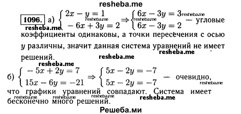     ГДЗ (Решебник №1 к учебнику 2015) по
    алгебре    7 класс
                Ю.Н. Макарычев
     /        номер / 1096
    (продолжение 2)
    