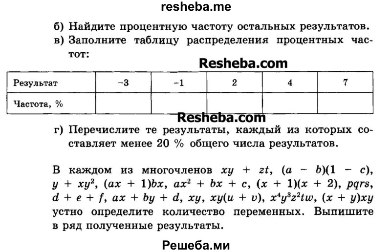     ГДЗ (Задачник 2015) по
    алгебре    7 класс
            (Учебник, Задачник)            А.Г. Мордкович
     /        приложение / П.43
    (продолжение 3)
    