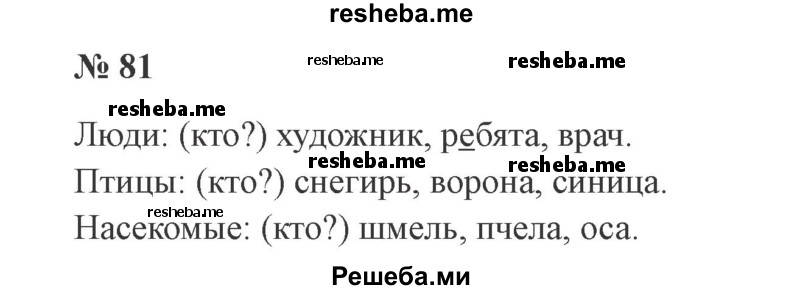     ГДЗ (Решебник 2015 №2) по
    русскому языку    2 класс
                В.П. Канакина
     /        часть 2 / упражнение / 81
    (продолжение 2)
    