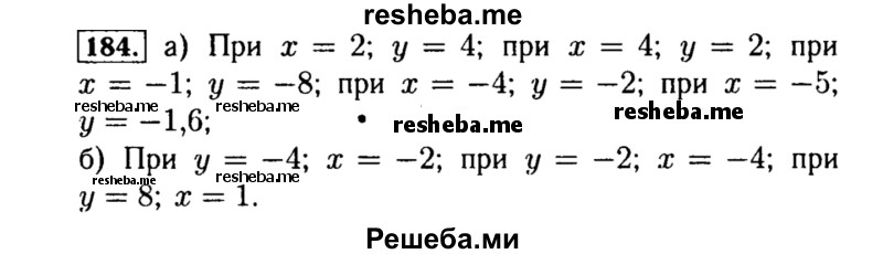     ГДЗ (Решебник №1 к учебнику 2015) по
    алгебре    8 класс
                Ю.Н. Макарычев
     /        номер / 184
    (продолжение 2)
    