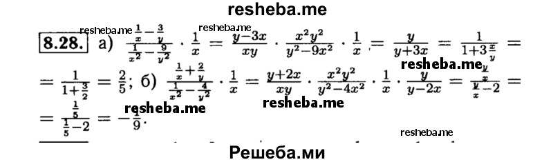     ГДЗ (Решебник №2 к задачнику 2015) по
    алгебре    8 класс
            (Учебник, Задачник)            Мордкович А.Г.
     /        §8 / 8.28
    (продолжение 2)
    