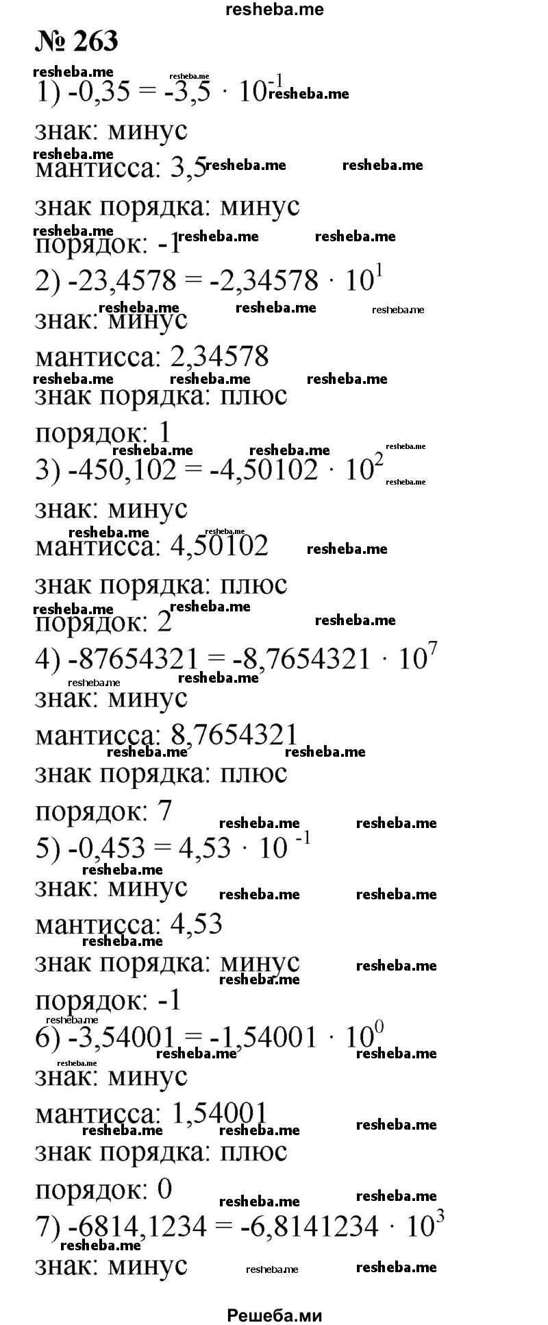 ГДЗ по алгебре для 8 класса Ш.А. Алимов - номер / 263