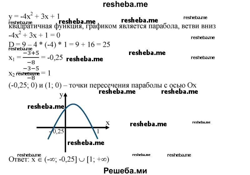 
    661. 1) 2х^2 + 7х - 4<0;
2) Зх^2-5х-2>0;
3) -2х^2 + х + 1 ≥ 0;
4) -4х^2 + Зх + 1 ≤ 0.
