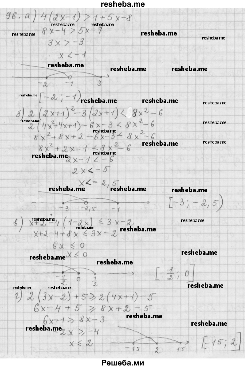     ГДЗ (Решебник к учебнику 2015) по
    алгебре    9 класс
                Г.В. Дорофеев
     /        номер № / 96
    (продолжение 2)
    