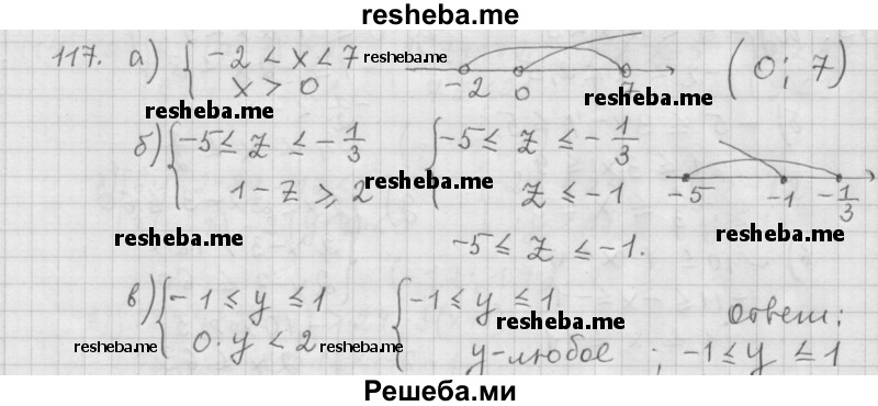     ГДЗ (Решебник 2015) по
    алгебре    9 класс
                Г.В. Дорофеев
     /        глава 1 / упражнение / 1.117 (117)
    (продолжение 2)
    