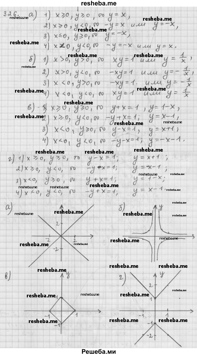     ГДЗ (Решебник 2015) по
    алгебре    9 класс
                Г.В. Дорофеев
     /        глава 2 / упражнение / 326
    (продолжение 2)
    