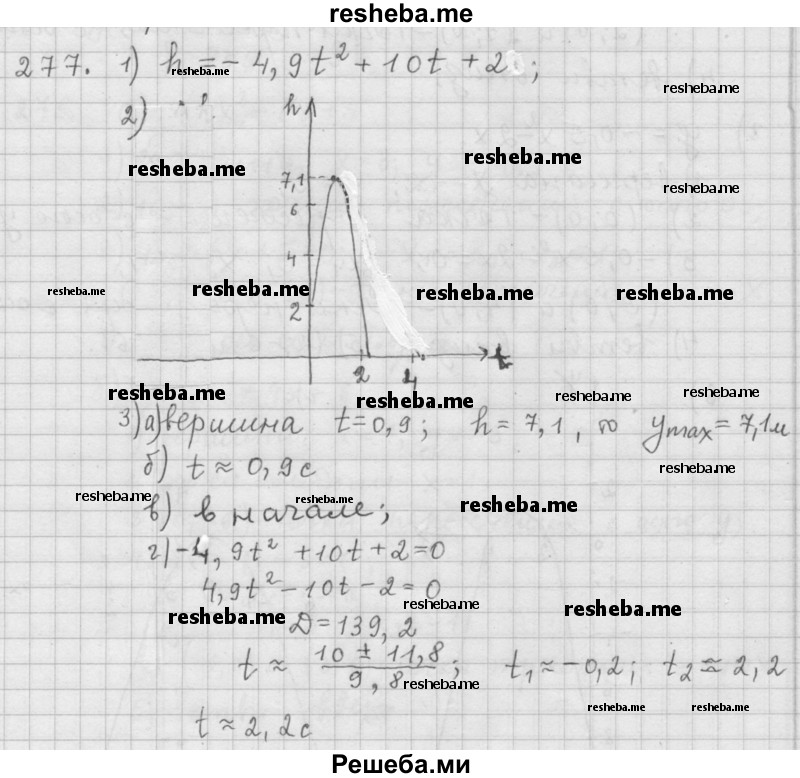     ГДЗ (Решебник 2015) по
    алгебре    9 класс
                Г.В. Дорофеев
     /        глава 2 / упражнение / 2.83 (277)
    (продолжение 2)
    