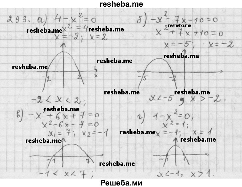     ГДЗ (Решебник 2015) по
    алгебре    9 класс
                Г.В. Дорофеев
     /        глава 2 / упражнение / 2.99 (293)
    (продолжение 2)
    