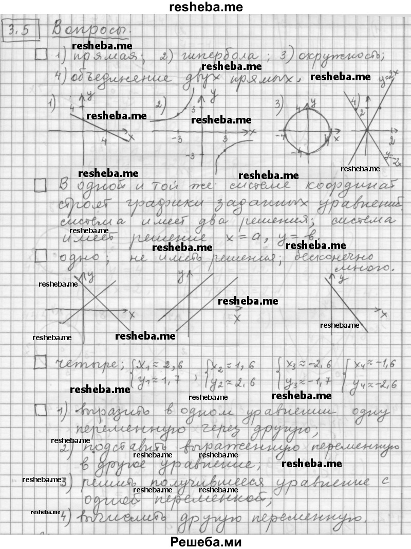     ГДЗ (Решебник 2015) по
    алгебре    9 класс
                Г.В. Дорофеев
     /        глава 3 / задания после теории / 3.5
    (продолжение 2)
    