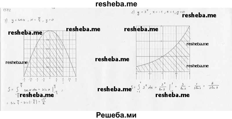     ГДЗ (Решебник №1) по
    алгебре    10 класс
                Ш.А. Алимов
     /        упражнение № / 1542
    (продолжение 3)
    
