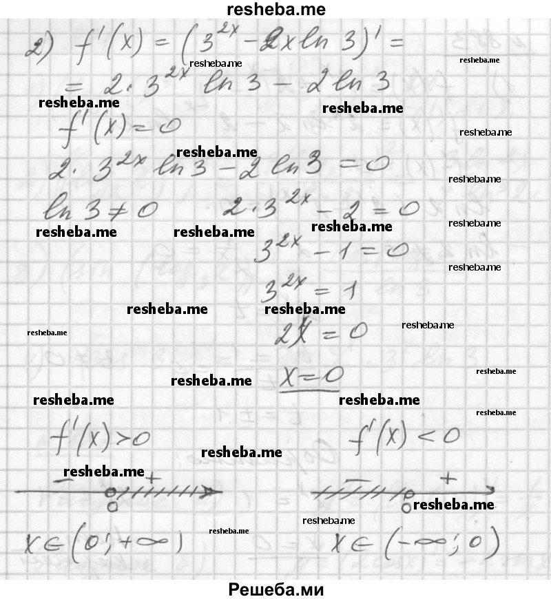 
    883. Найти значения х, при которых значение производной функции f (х) равно нулю; положительно; отрицательно:
