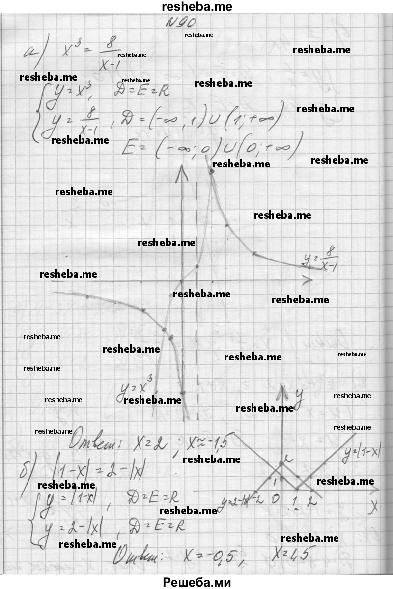     ГДЗ (Решебник №1) по
    алгебре    10 класс
                А.Н. Колмогоров
     /        повторение / 90
    (продолжение 2)
    