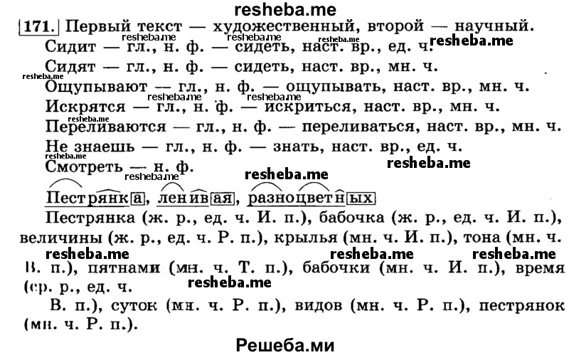     ГДЗ (Решебник №2 2014) по
    русскому языку    3 класс
                Л.Ф. Климанова
     /        часть 2 / упражнение / 171
    (продолжение 2)
    