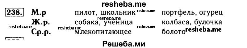     ГДЗ (Решебник №2) по
    русскому языку    3 класс
                Р.Н. Бунеев
     /        упражнение № / 238
    (продолжение 2)
    