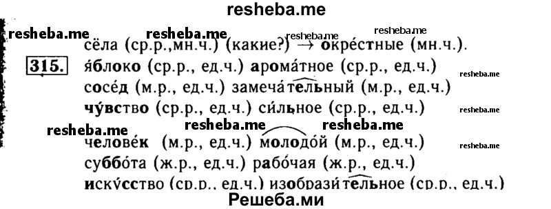     ГДЗ (Решебник №2) по
    русскому языку    3 класс
                Р.Н. Бунеев
     /        упражнение № / 315
    (продолжение 2)
    