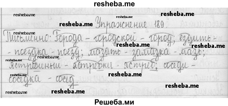     ГДЗ (Решебник 2016) по
    русскому языку    3 класс
                Т.Г. Рамзаева
     /        упражнение / 189
    (продолжение 2)
    