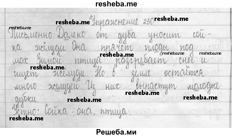     ГДЗ (Решебник 2016) по
    русскому языку    3 класс
                Т.Г. Рамзаева
     /        упражнение / 250
    (продолжение 2)
    