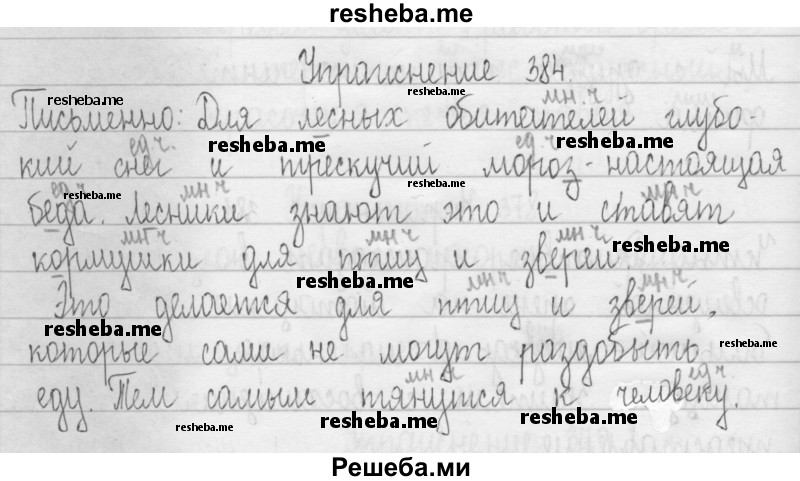    ГДЗ (Решебник 2016) по
    русскому языку    3 класс
                Т.Г. Рамзаева
     /        упражнение / 384
    (продолжение 2)
    
