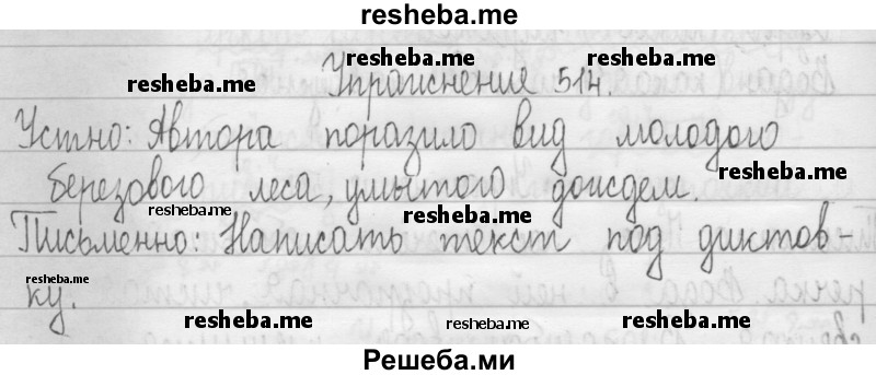     ГДЗ (Решебник 2016) по
    русскому языку    3 класс
                Т.Г. Рамзаева
     /        упражнение / 514
    (продолжение 2)
    