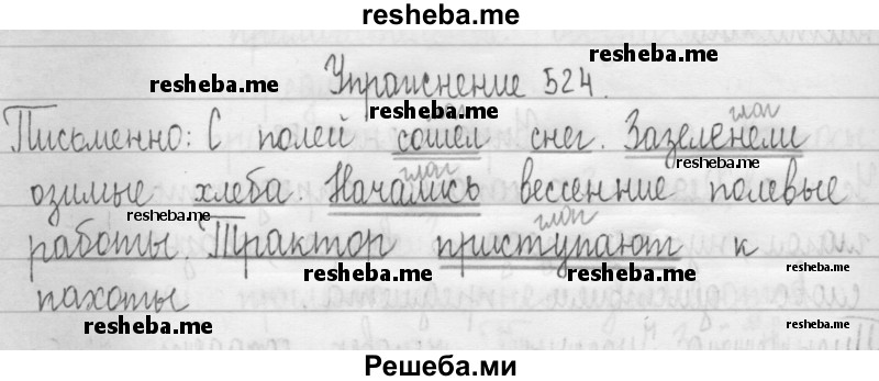     ГДЗ (Решебник 2016) по
    русскому языку    3 класс
                Т.Г. Рамзаева
     /        упражнение / 524
    (продолжение 2)
    