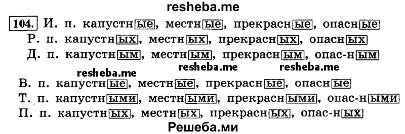     ГДЗ (Решебник №2 2014) по
    русскому языку    4 класс
                Л.Ф. Климанова
     /        часть 2 / упражнение / 104
    (продолжение 2)
    