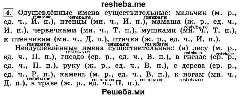     ГДЗ (Решебник №2 2014) по
    русскому языку    4 класс
                Л.Ф. Климанова
     /        часть 2 / упражнение / 4
    (продолжение 2)
    