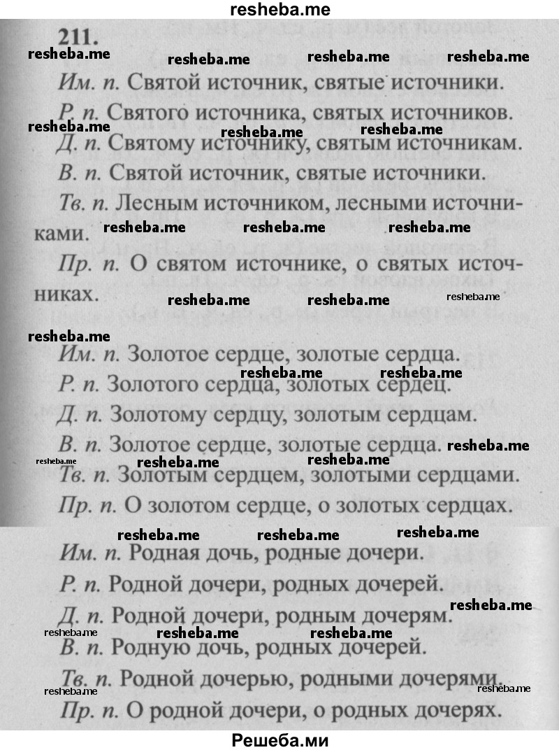     ГДЗ (Решебник №2) по
    русскому языку    4 класс
                Р.Н. Бунеев
     /        упражнение № / 211
    (продолжение 2)
    