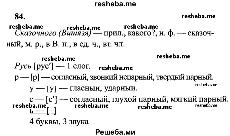     ГДЗ (Решебник 2015 №2) по
    русскому языку    4 класс
                В.П. Канакина
     /        часть 2 / упражнение / 84
    (продолжение 2)
    