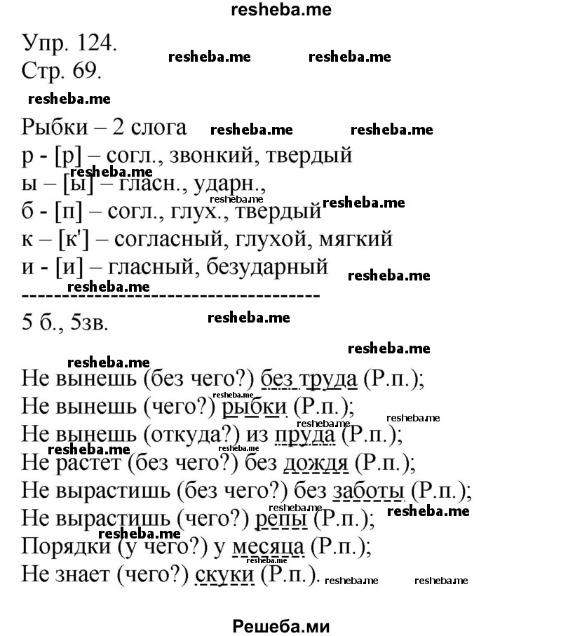     ГДЗ (Решебник) по
    русскому языку    4 класс
                Т.Г. Рамзаева
     /        упражнение / 124
    (продолжение 2)
    