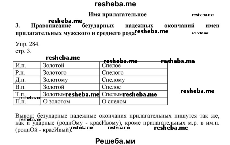     ГДЗ (Решебник) по
    русскому языку    4 класс
                Т.Г. Рамзаева
     /        упражнение / 284
    (продолжение 2)
    