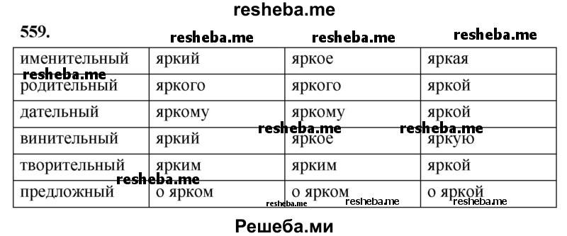     ГДЗ (Решебник) по
    русскому языку    4 класс
                Т.Г. Рамзаева
     /        упражнение / 559
    (продолжение 2)
    