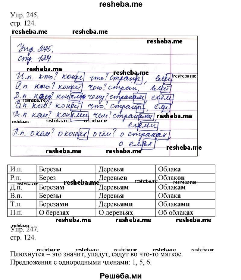     ГДЗ (Решебник 2014) по
    русскому языку    4 класс
                Рамзаева Т.Г.
     /        часть 1. страница / 124
    (продолжение 2)
    