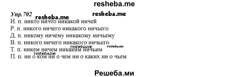     ГДЗ (Решебник к учебнику 2015) по
    русскому языку    6 класс
                М.М. Разумовская
     /        упражнение / 702
    (продолжение 2)
    