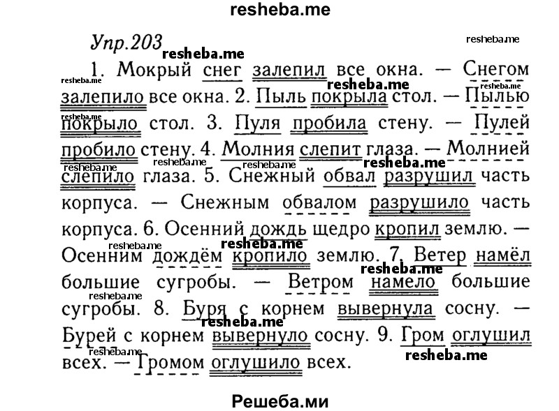     ГДЗ (Решебник №3) по
    русскому языку    8 класс
                Т.А. Ладыженская
     /        упражнение / 203
    (продолжение 2)
    