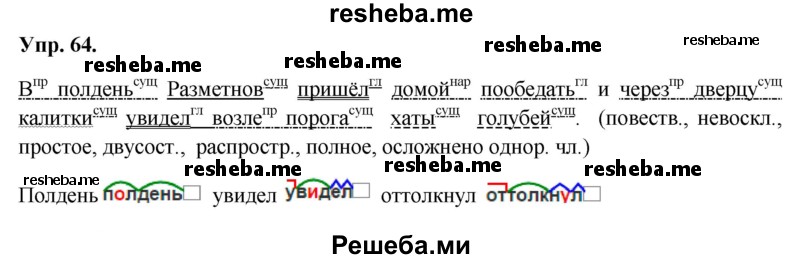     ГДЗ (Решебник) по
    русскому языку    8 класс
                М.М. Разумовская
     /        упражнение / 64
    (продолжение 2)
    