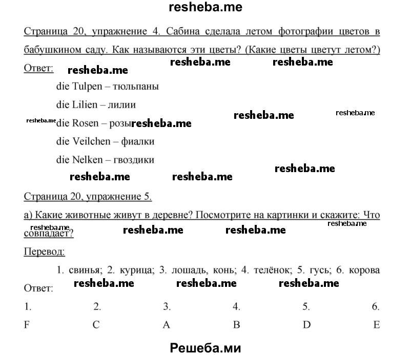     ГДЗ (Решебник 2015) по
    немецкому языку    5 класс
                И.Л. Бим
     /        страница / 20
    (продолжение 2)
    