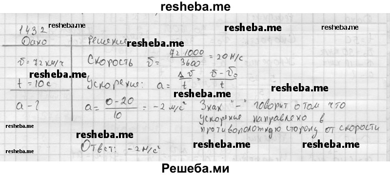     ГДЗ (Решебник ) по
    физике    7 класс
            (Сборник задач)            А.В. Перышкин
     /        задача № / 1432
    (продолжение 2)
    