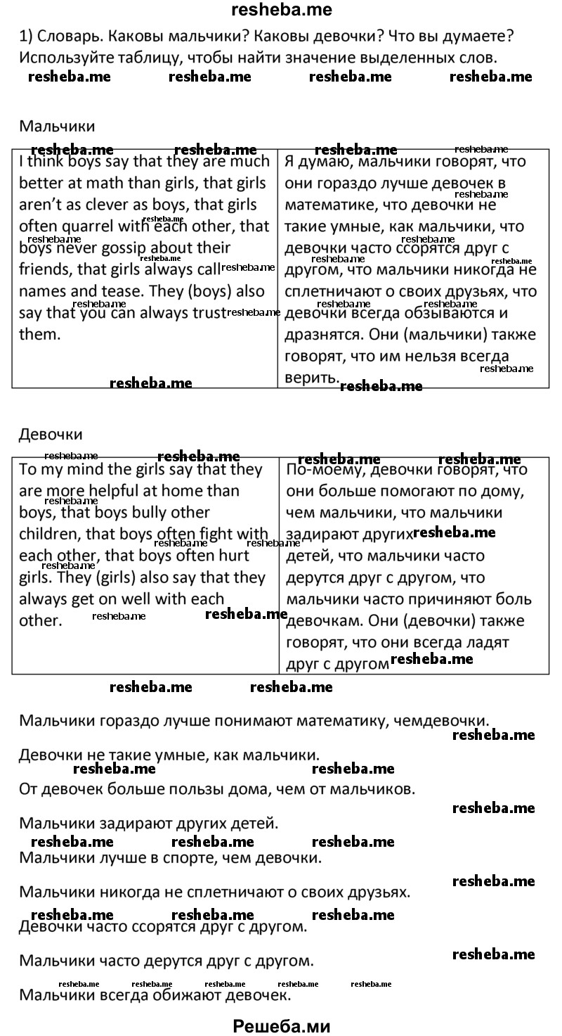     ГДЗ (Решебник к учебнику 2015) по
    английскому языку    6 класс
                В.П. Кузовлев
     /        unit 2 / lesson 2 / 1
    (продолжение 3)
    