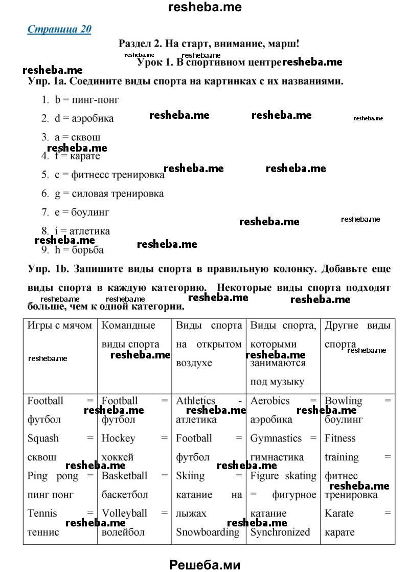     ГДЗ (Решебник) по
    английскому языку    7 класс
            (New Millennium student's book, workbook)            Н.Н. Деревянко
     /        страница / 20
    (продолжение 2)
    