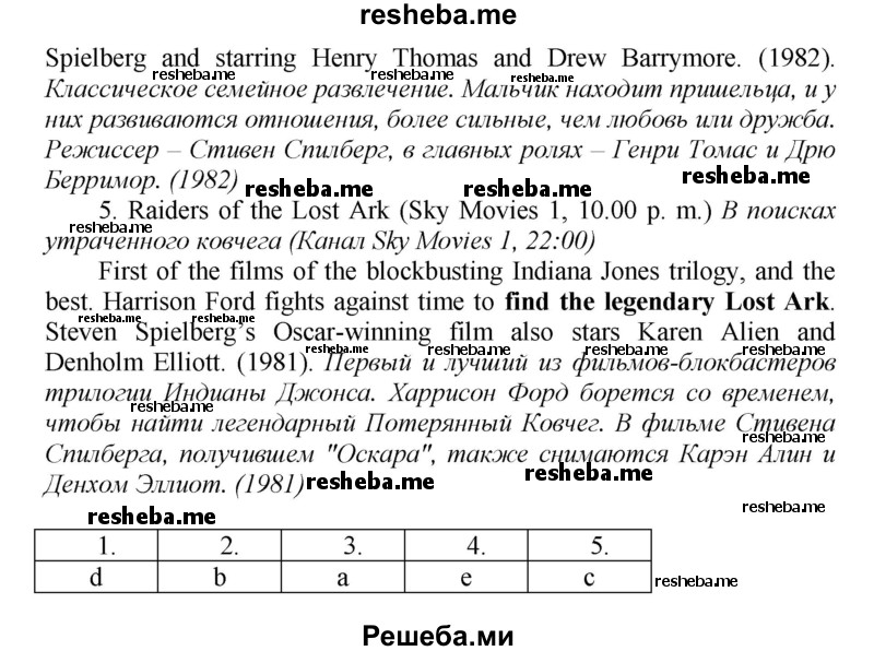     ГДЗ (Решебник) по
    английскому языку    9 класс
            (новый курс (5-ый год обучения))            Афанасьева О.В.
     /        страница № / 54
    (продолжение 4)
    