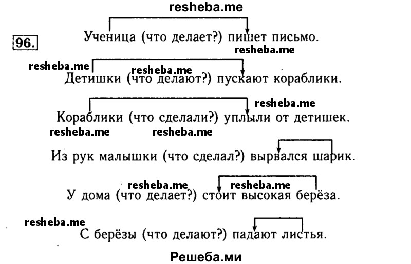     ГДЗ (Решебник №2) по
    русскому языку    2 класс
                Р.Н. Бунеев
     /        упражнение № / 96
    (продолжение 2)
    