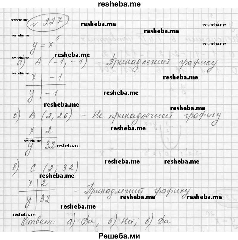     ГДЗ (Решебник к учебнику 2016) по
    алгебре    9 класс
                С.М. Никольский
     /        номер / 227
    (продолжение 2)
    