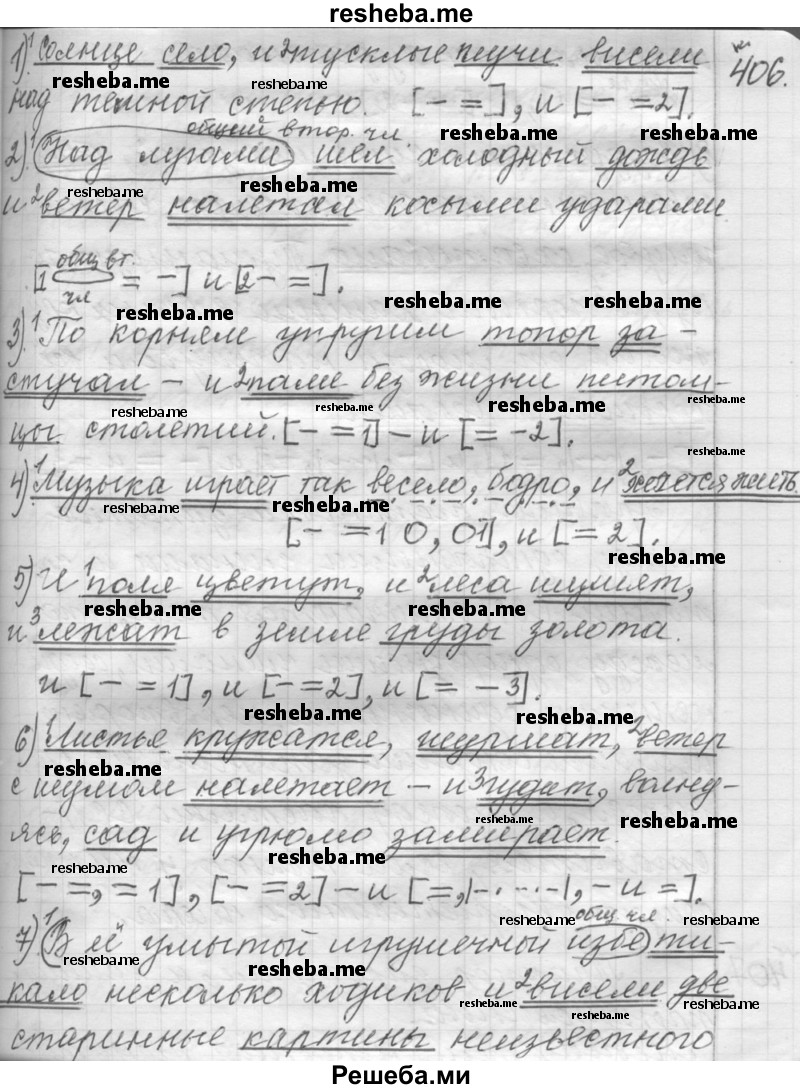 ГДЗ по русскому языку для 9 класса Ю.С. Пичугов - упражнение / 406