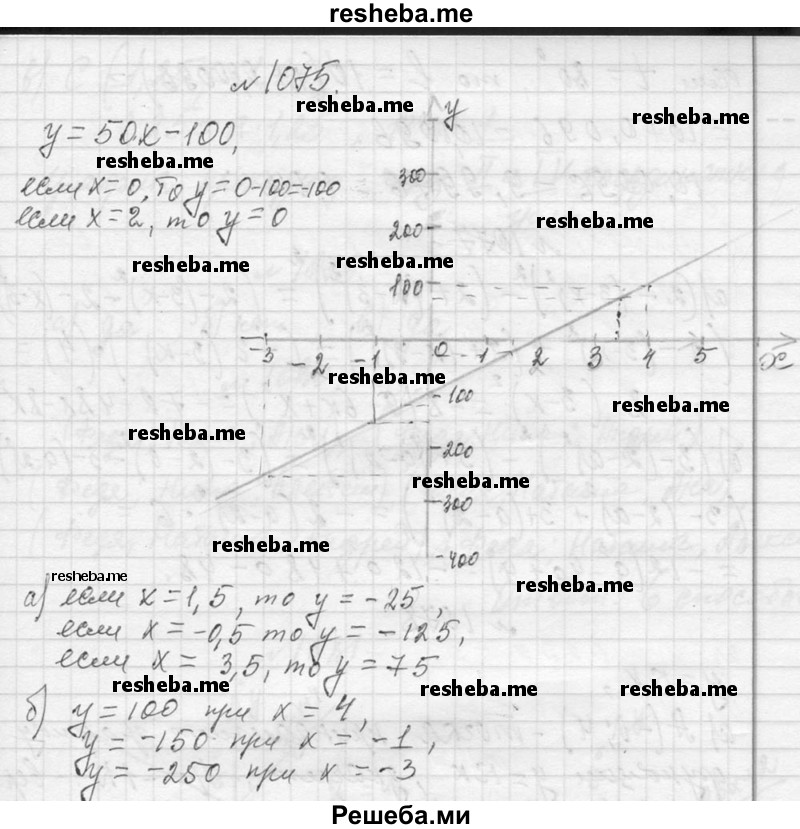     ГДЗ (Решебник 2013) по
    алгебре    7 класс
                Ю.Н. Макарычев
     /        упражнение / 1075
    (продолжение 2)
    